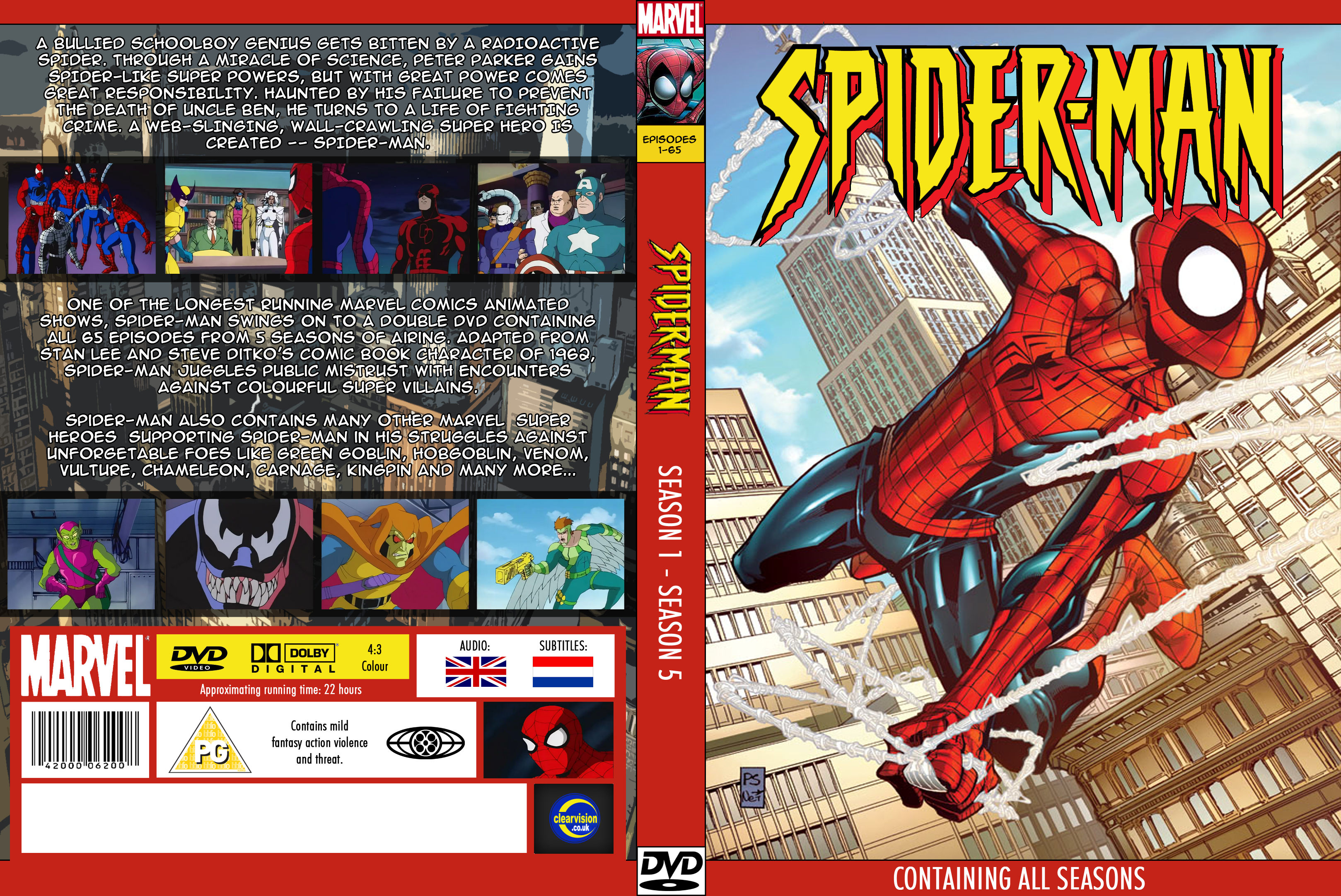Spider-Man TAS DVD Cover