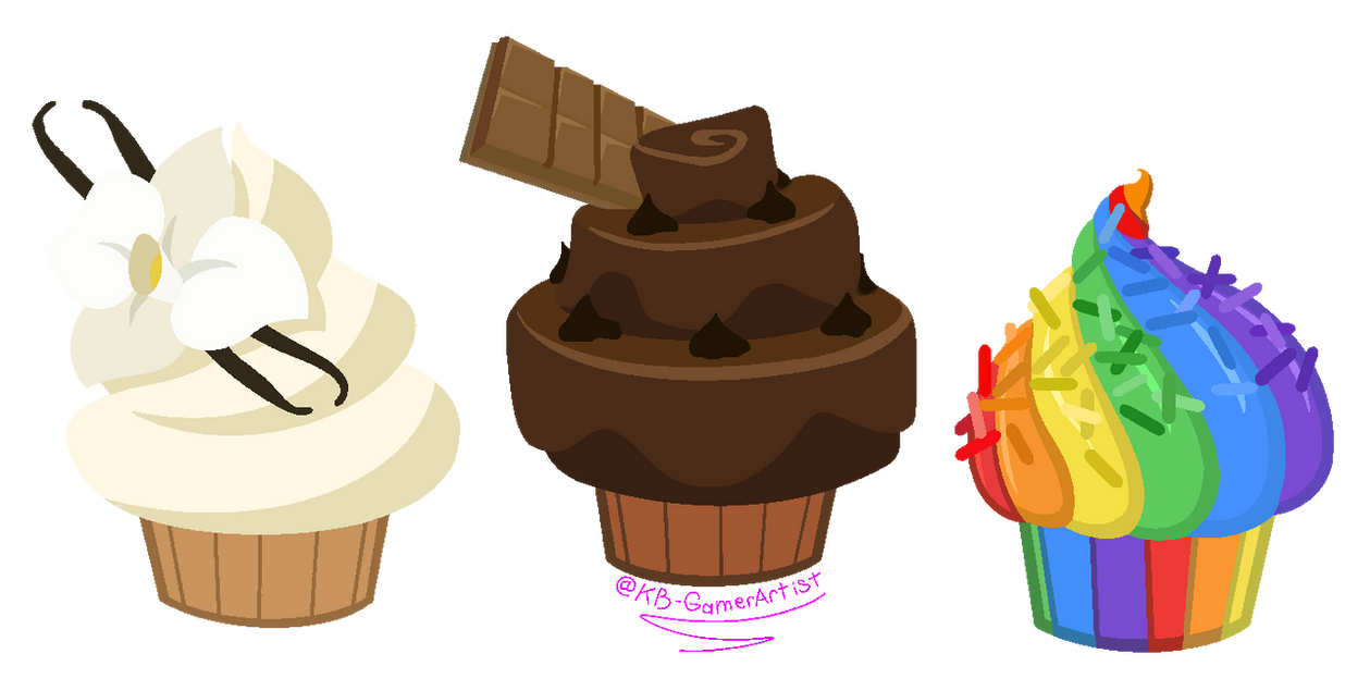 Mlp Cupcakes (vector) by kB-GamerArtist on DeviantArt