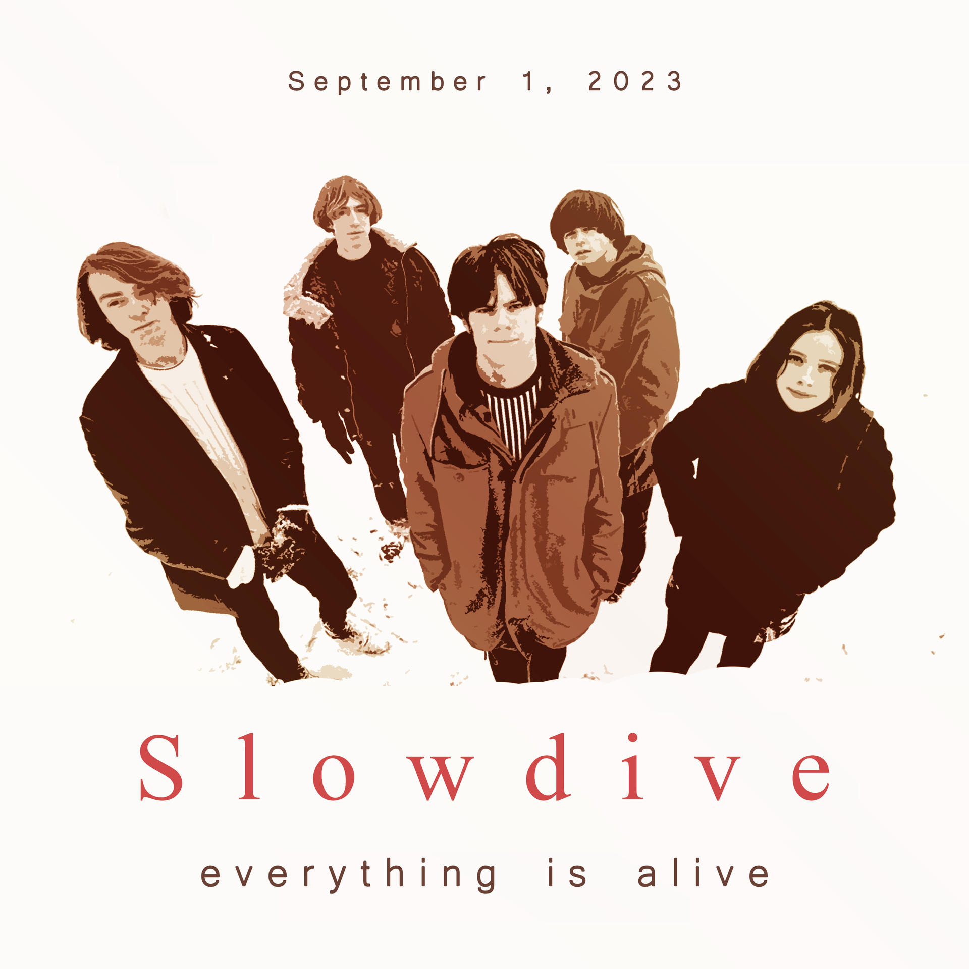 Slowdive Everything is Alive 2023 Album Cover Art by ImanSpring on ...