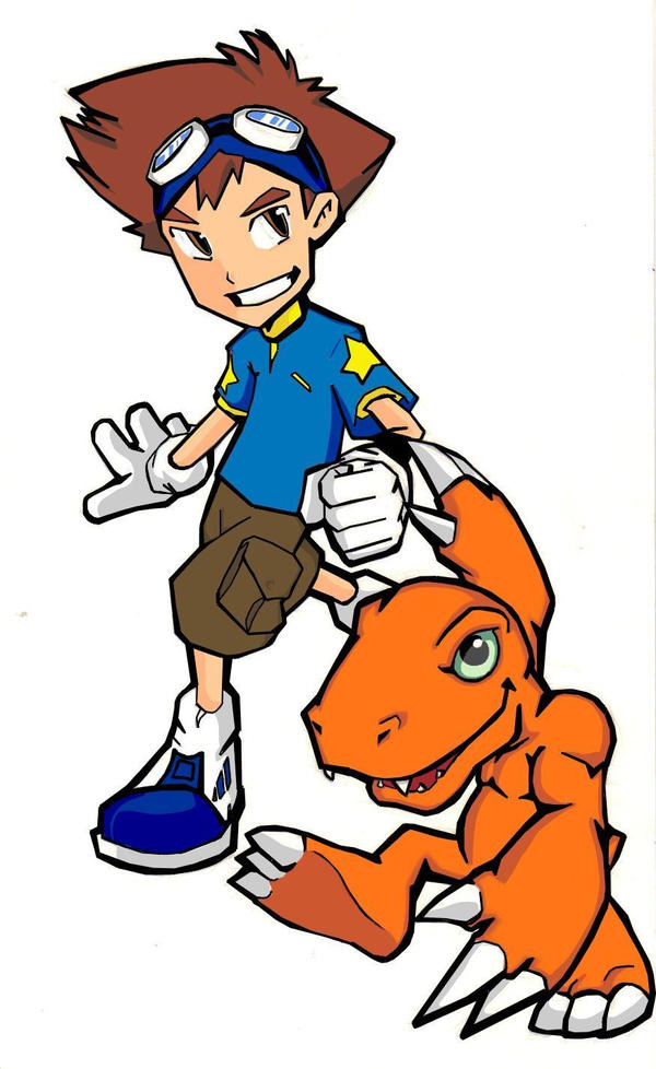 Tai and Agumon