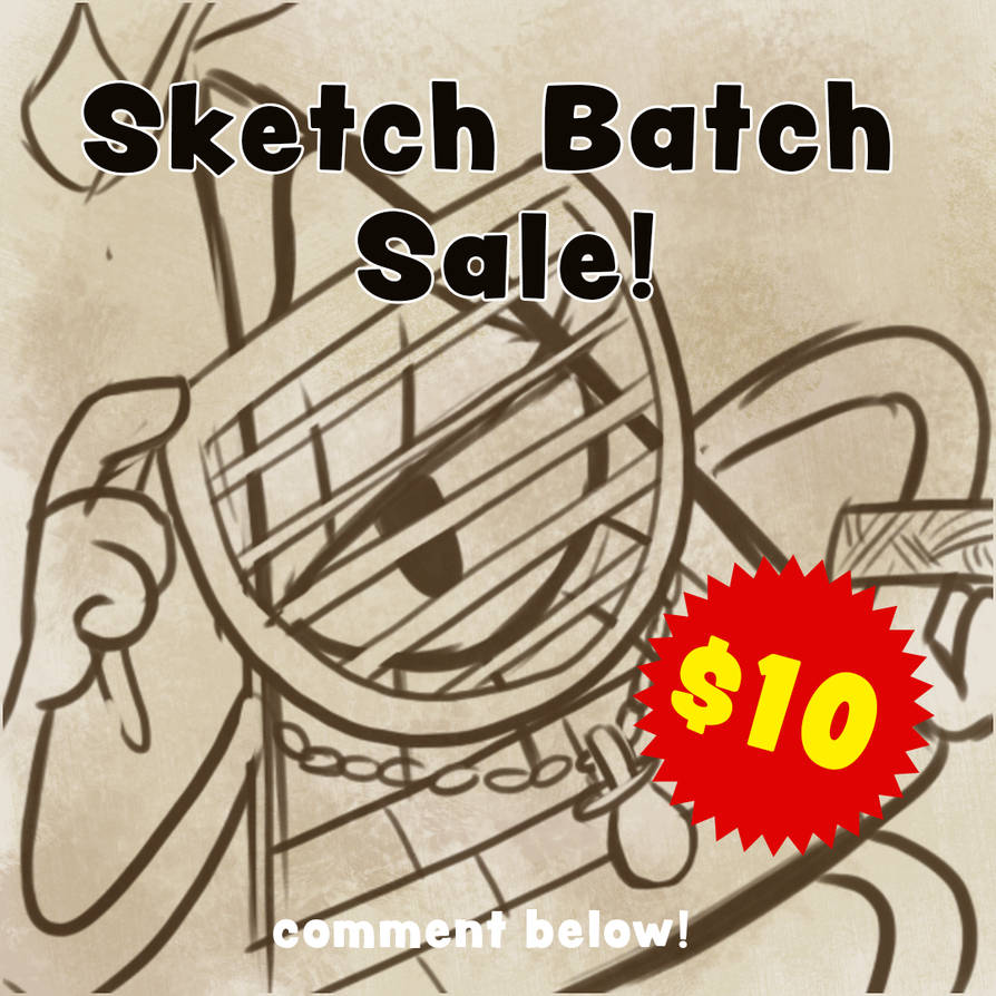 Sketch Batch Sale Ad