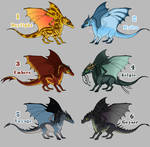 Methyean style dragon design adopts