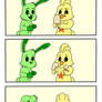 Smiling critters: sharing is caring