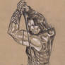 Arnold Swarzenegger as Conan the Barbarian