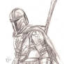 Daily Sketch challenge the mandalorian