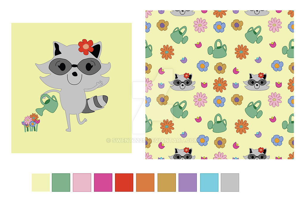 Spring Racoon