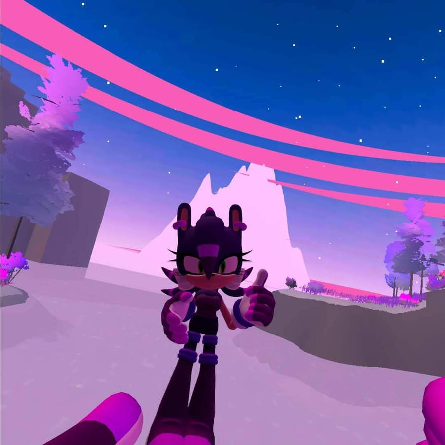 She's on vrchat now^^ by FallGalaxy on DeviantArt