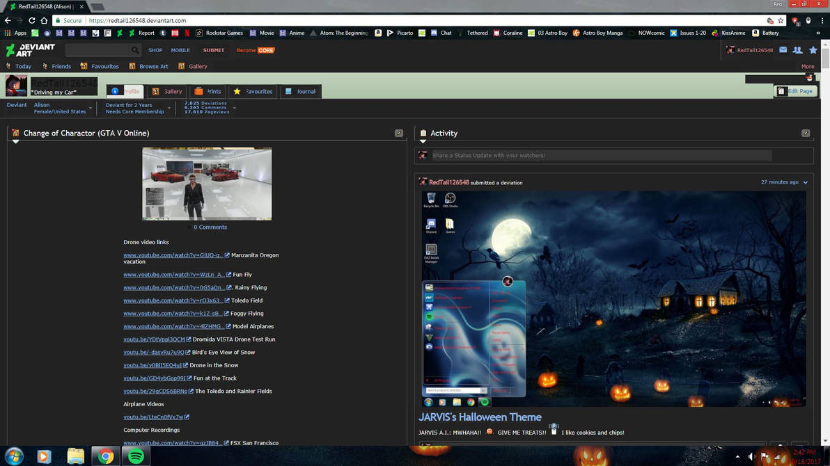 DevianArt dark Theme by RedTail126548 on DeviantArt
