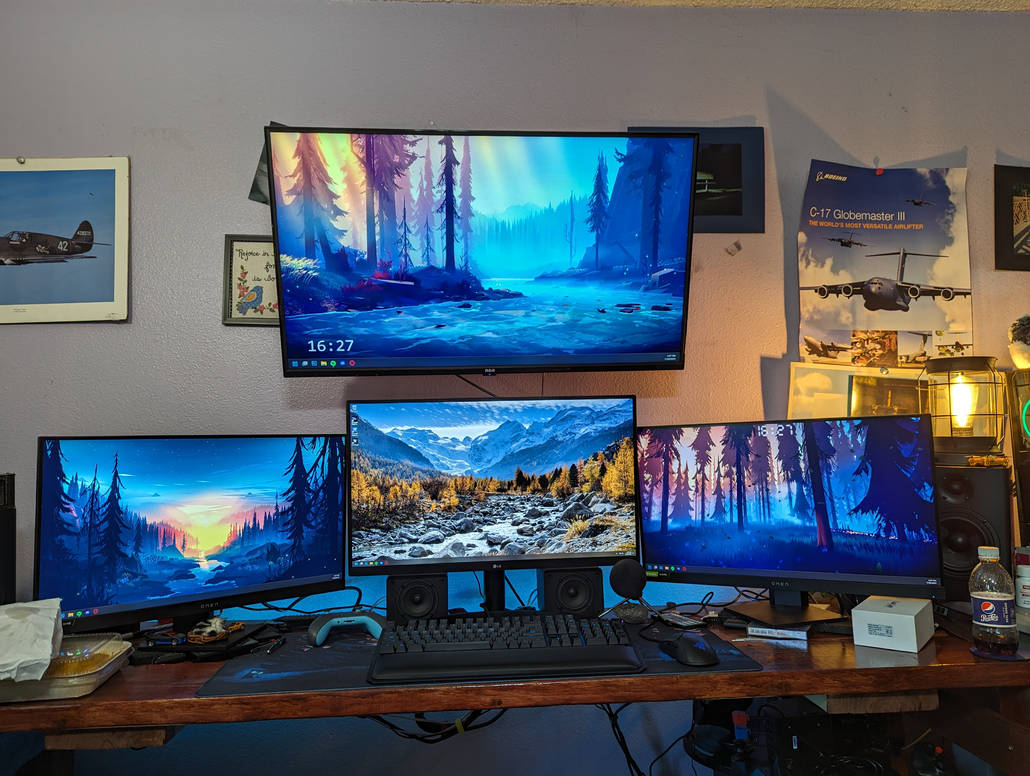 Astro PC on Three Monitors by RedTail126548 on DeviantArt