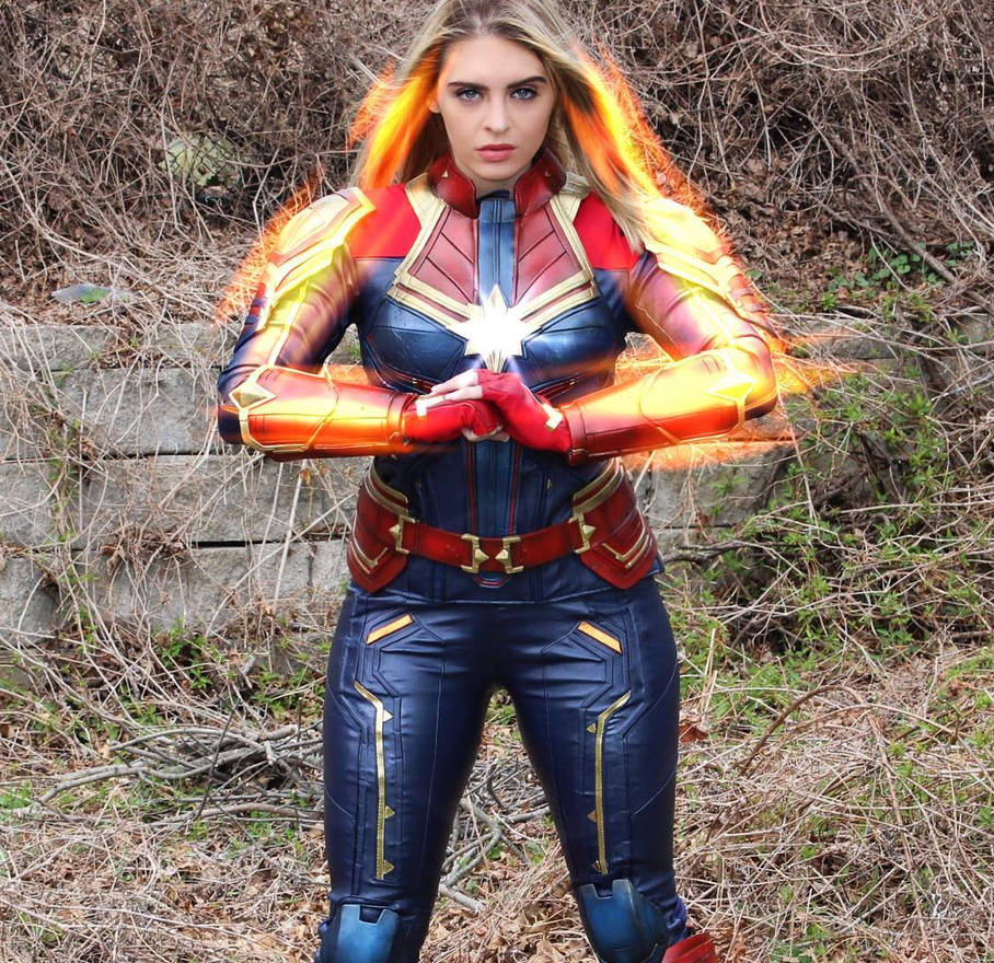 Captain Marvel Cosplay by Samantha Leigh Catalano by