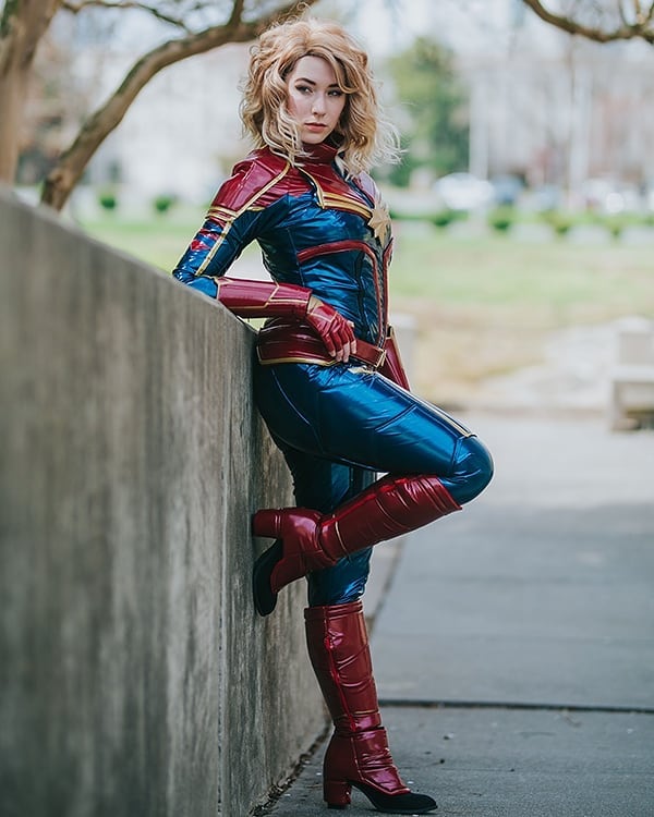 Captain Marvel - SaberCreative - Cosplay  Marvel cosplay girls, Cute  cosplay, Cosplay woman