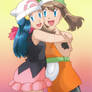 May and Dawn hug