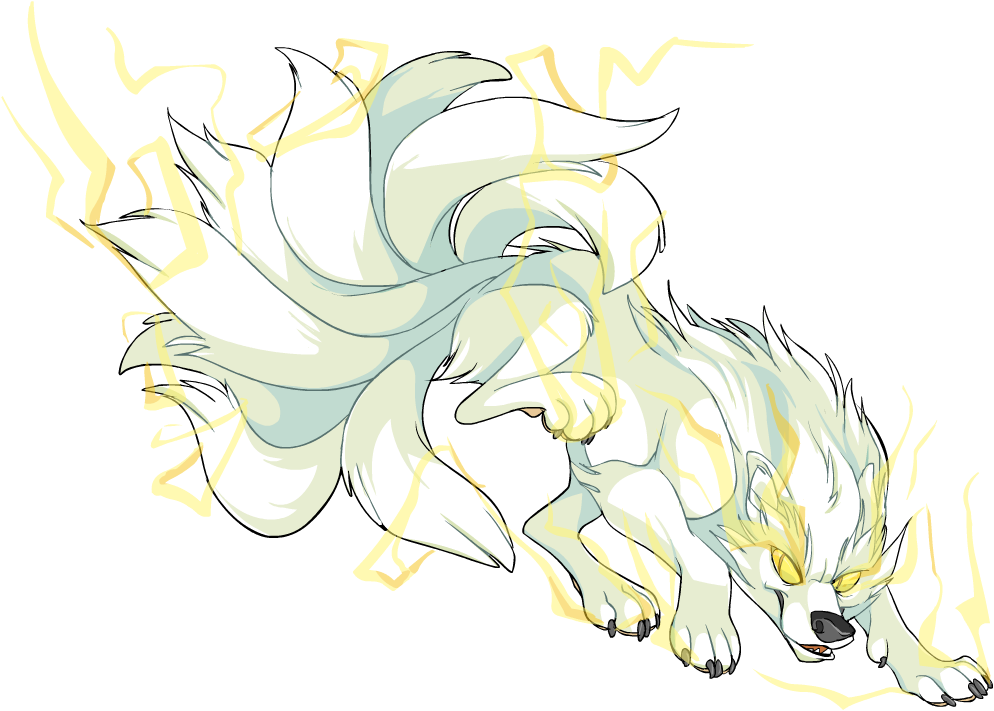 Riley the LIGHTNING KITSUNE