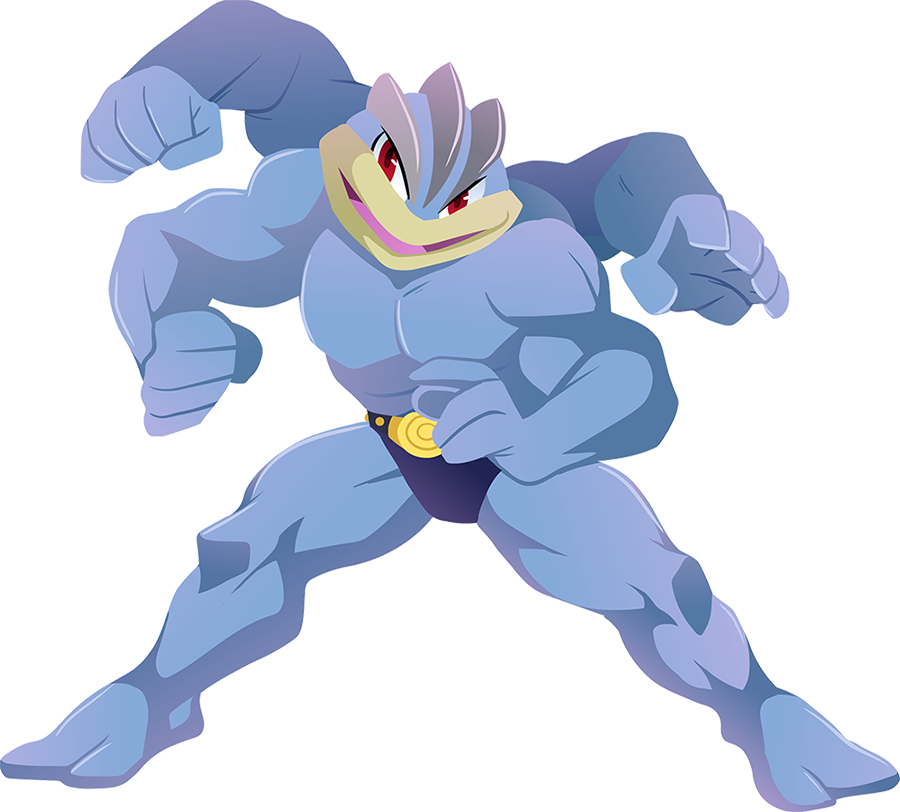 #068 Machamp by Kuitsuku on DeviantArt