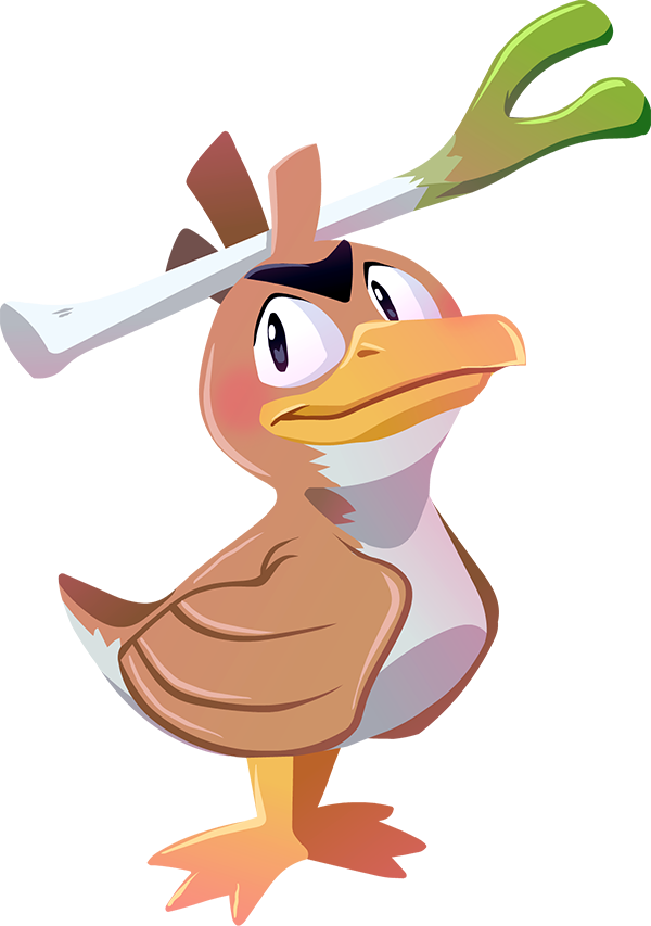 farfetch'd (pokemon) drawn by hisakichi