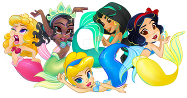 Mermaid Princess Squad