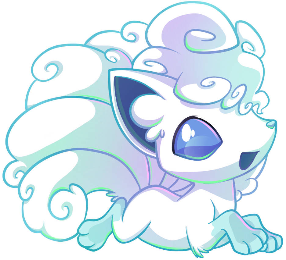 Alolan Vulpix by Kuitsuku on DeviantArt