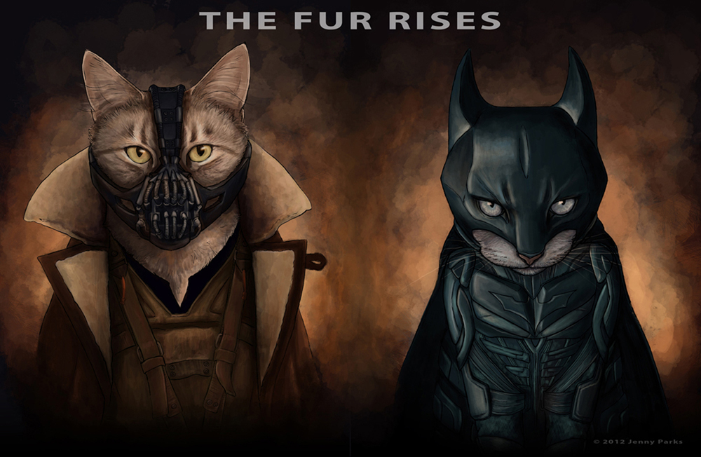 PosterVine The Fur Rises Batman Poster