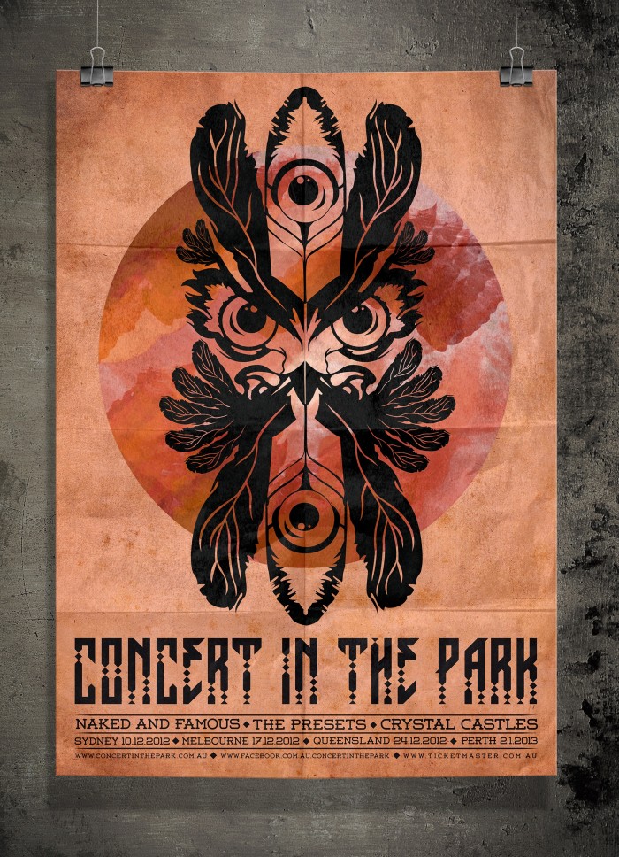 PosterVine Concert in the Park Poster