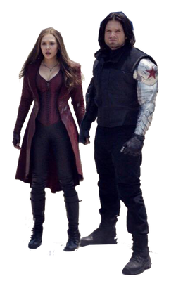 Scarlet Witch And Winter Soldier PNG