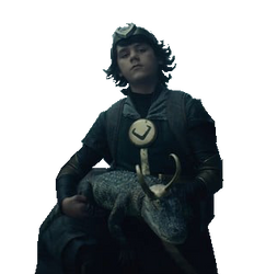 Kid Loki and Alligator Loki PNG