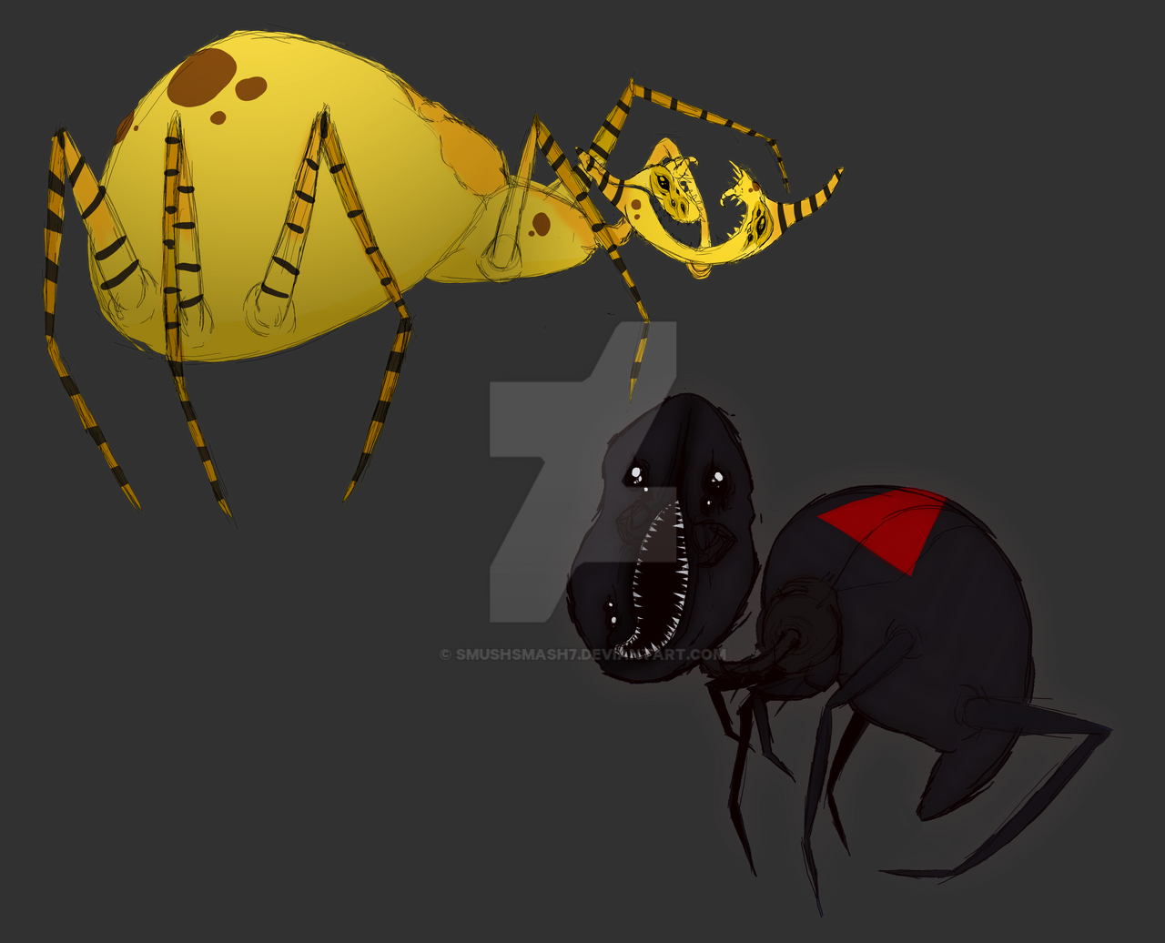 Deviantart Spider Spiders by smushsmash7 on DeviantArt