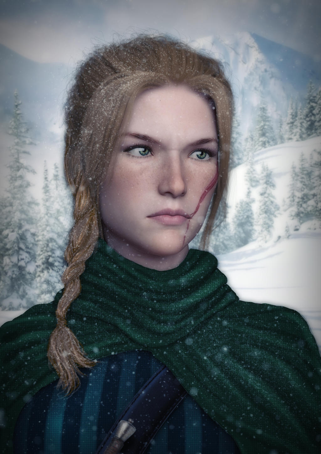 Queen Meve in Mahakam (Thronebreaker) by aschmit on DeviantArt
