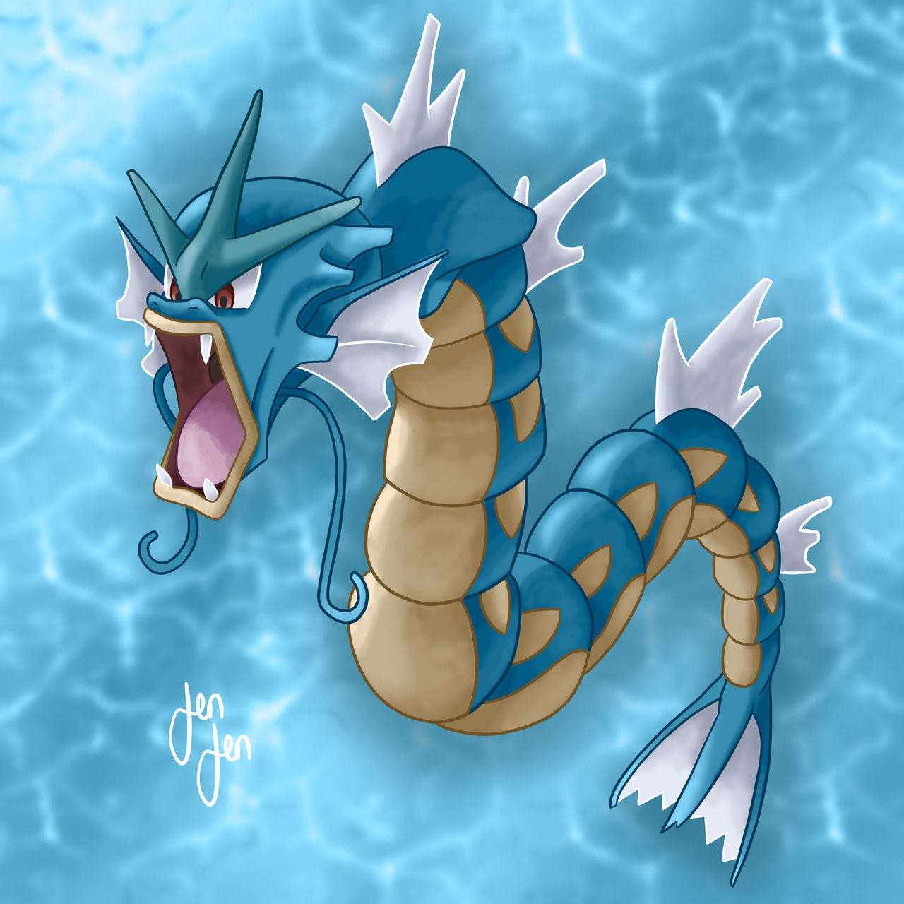 Gyarados by FlutterWitch