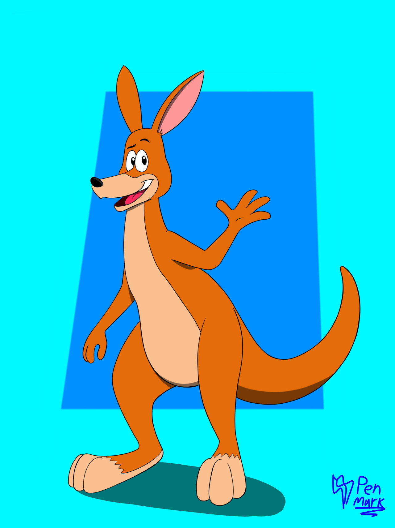 Kangaroo by penmark23 on DeviantArt