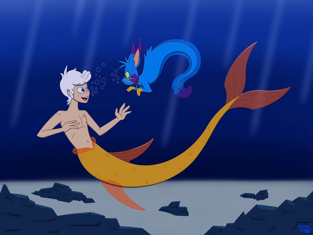 Merboy Octopus Lincoln the merboy by penmark23 on DeviantArt