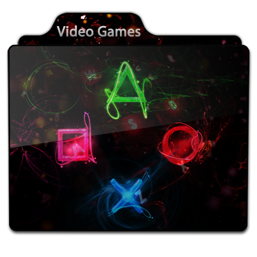 Deviantart Game File Icon Video Games Folder Icon by Saraf2002 on DeviantArt