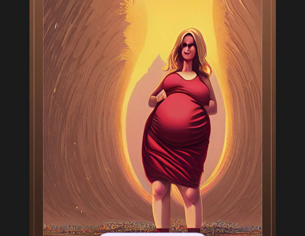 Ai generated pregnant giantess by Deathangle13 on DeviantArt
