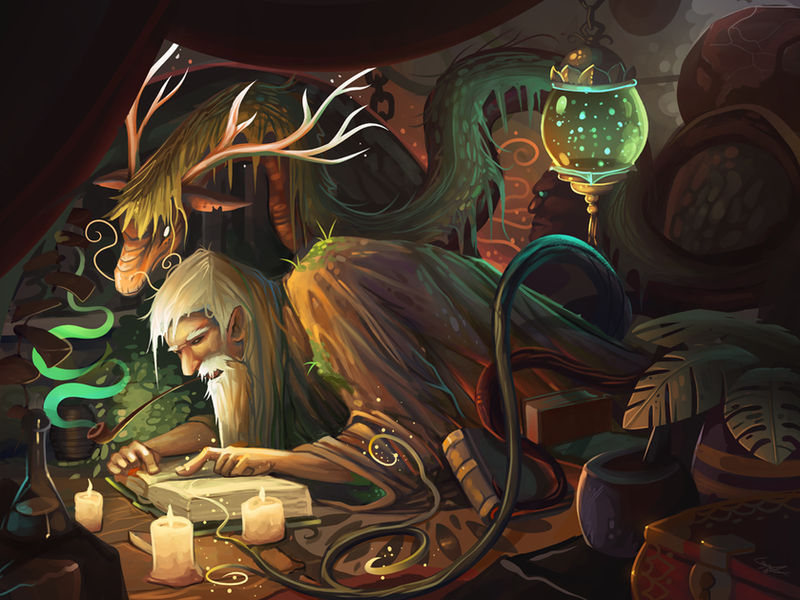 Visit with the Green Wizard