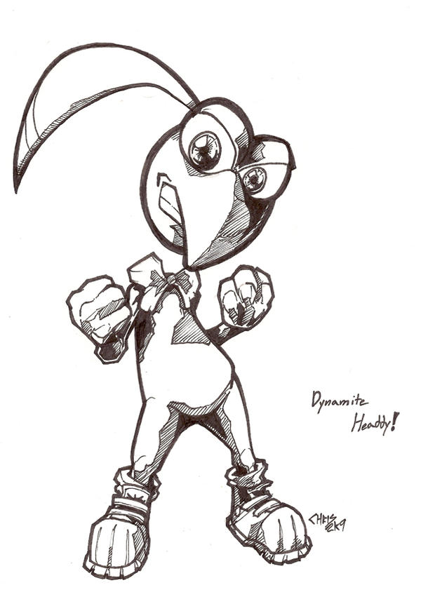 Sega Showdown Dynamite Headdy By Captainvigilante On Deviantart