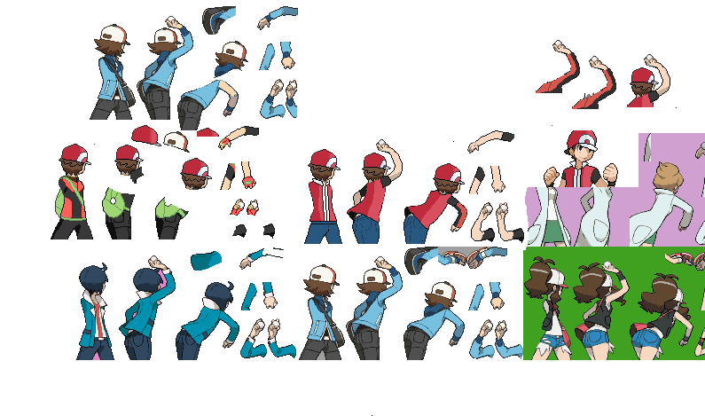 PKMN Trainer Red Sprite THE CREATION by PokemonBrendan on DeviantArt