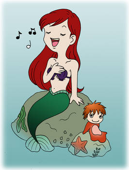 Redheads: Ariel and Ponyo