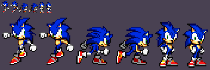 Sonic Advance Sprites by sonawchannel on DeviantArt