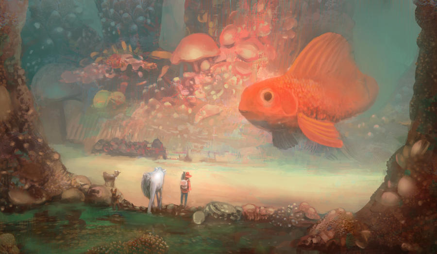 The journey and the big fish by Mocaran The journey and the big fish by Mocaran