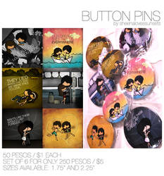 Button Pins for Sale