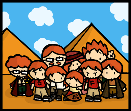 Weasleys in Egypt