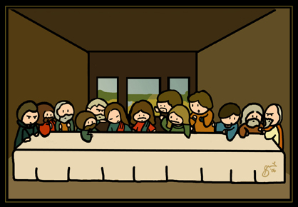 The Last Supper by cippow25 on DeviantArt The Last Supper by cippow25 on DeviantArt