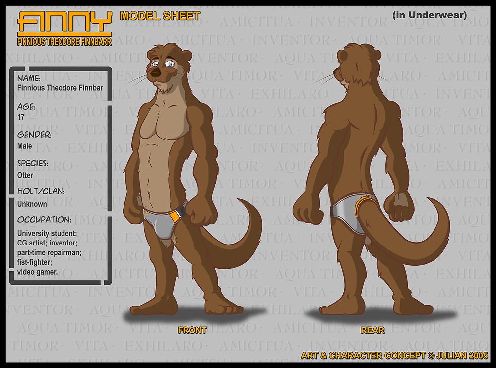 Model Sheet - Finny ~ Anatomy