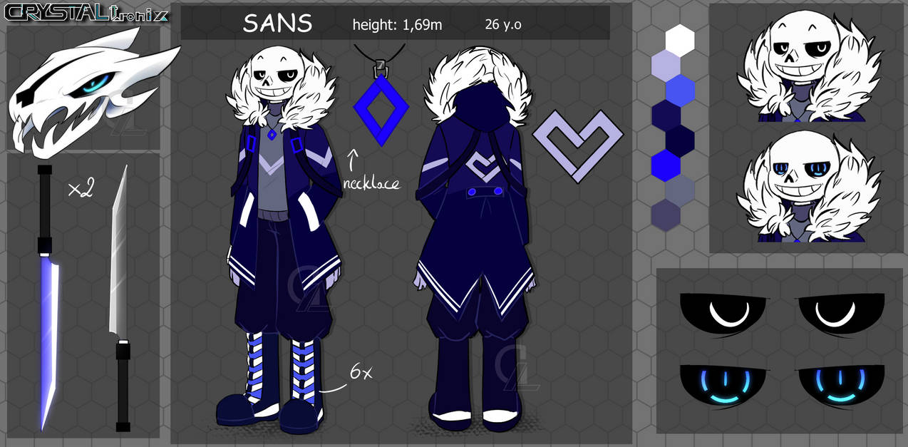 REFERENCE SHEET - Sans by Galaxynimation on DeviantArt