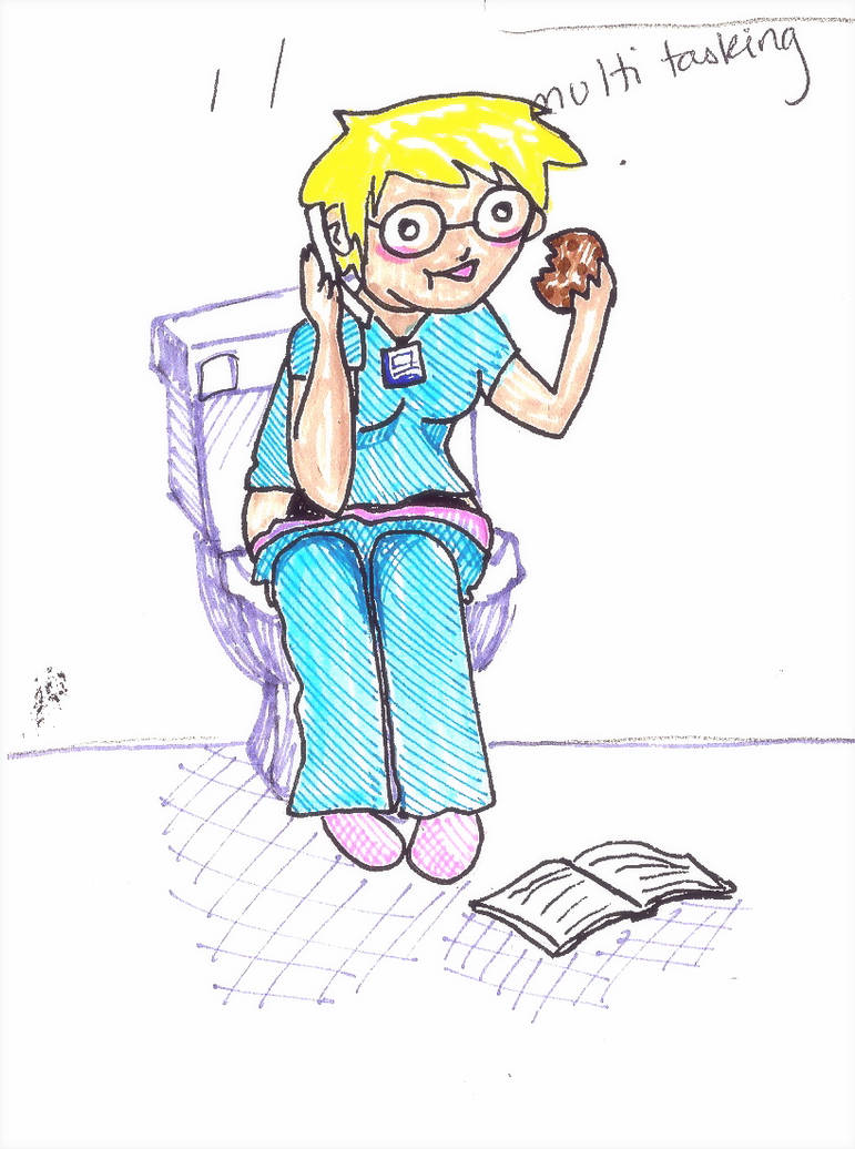 Tasking Doodle Multitasking Cartoon Self-DOODLE by NeedsMoreKetchup on DeviantArt