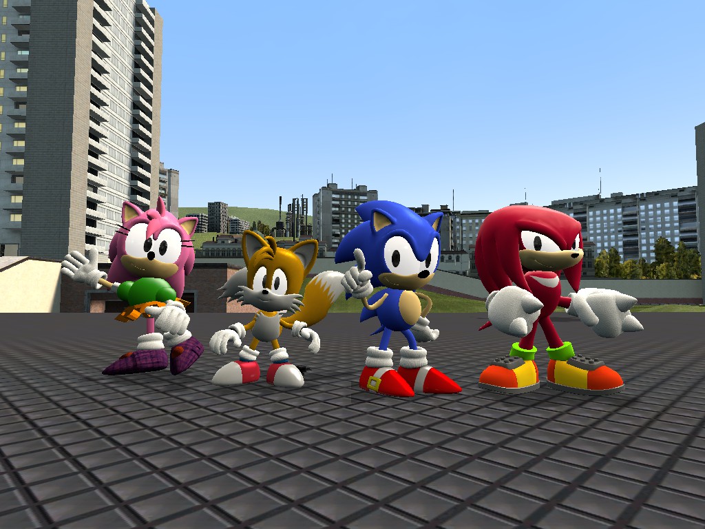 Team Classic Sonic (GMOD) by SupersonicLAZORBLARG on DeviantArt