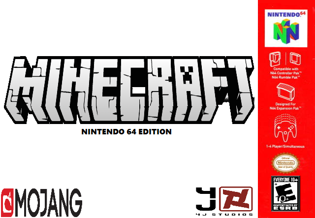 Minecraft Nintendo 64 Edition (Cover Art)