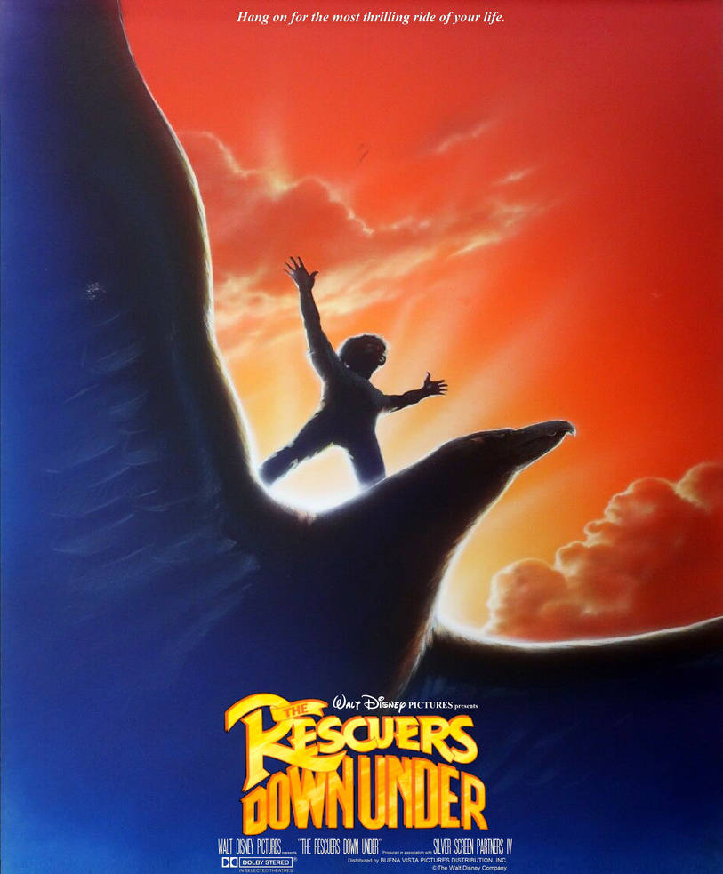 Disney The Rescuers Down Under Group Shot Movie Logo Sweatshirt