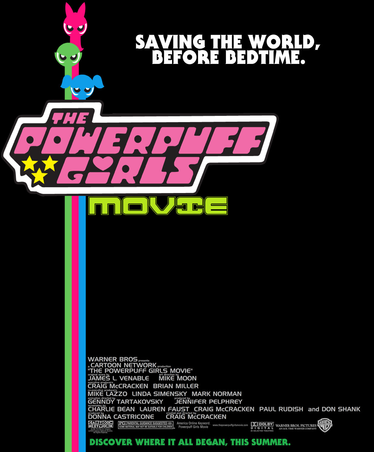 The Powerpuff Girls Movie poster by GrayLord791 on DeviantArt