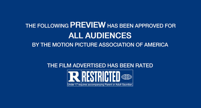 MPAA Rating Bumper Rated X Remake (1968-1970) by TheAnthonyCorp on  DeviantArt