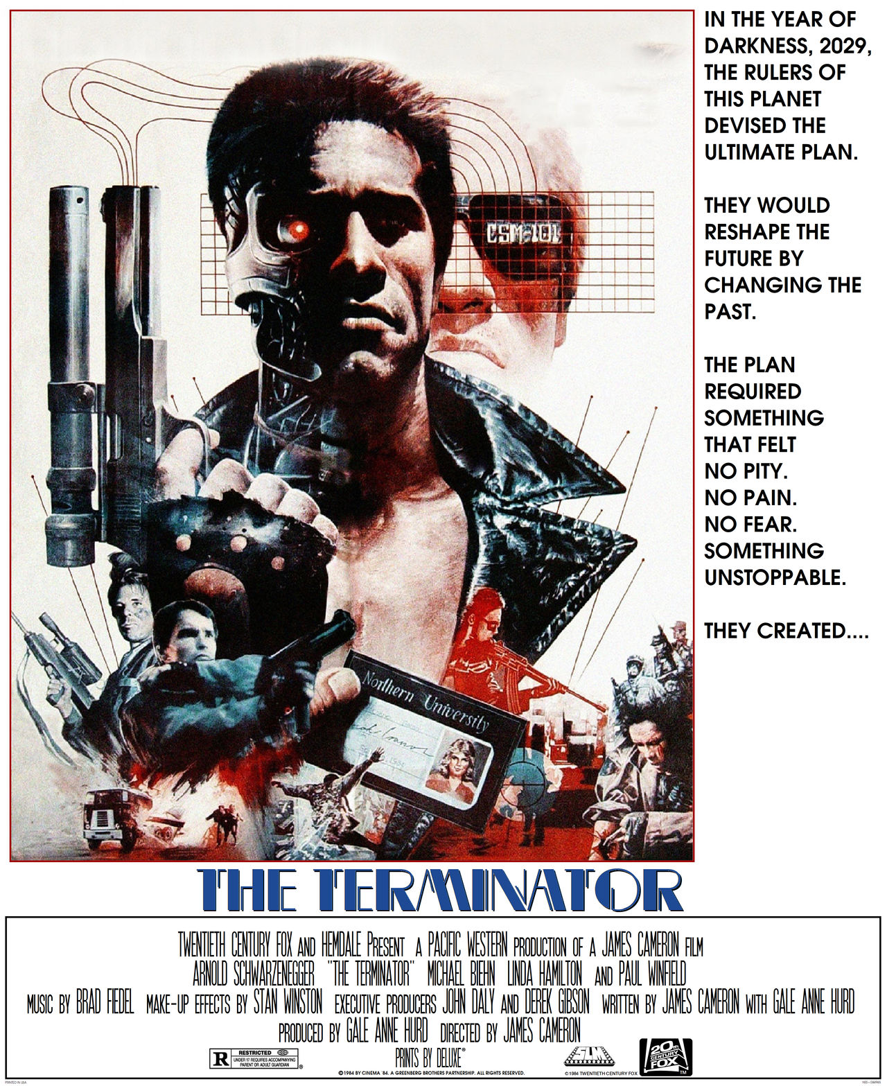 Terminator Fox The Terminator poster (Fox version) by GrayLord791 on DeviantArt